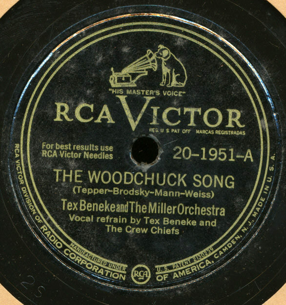 Album herunterladen Tex Beneke and The Miller Orchestra - The Woodchuck Song Passe