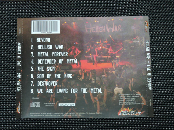 descargar álbum Hellish War - Live In Germany