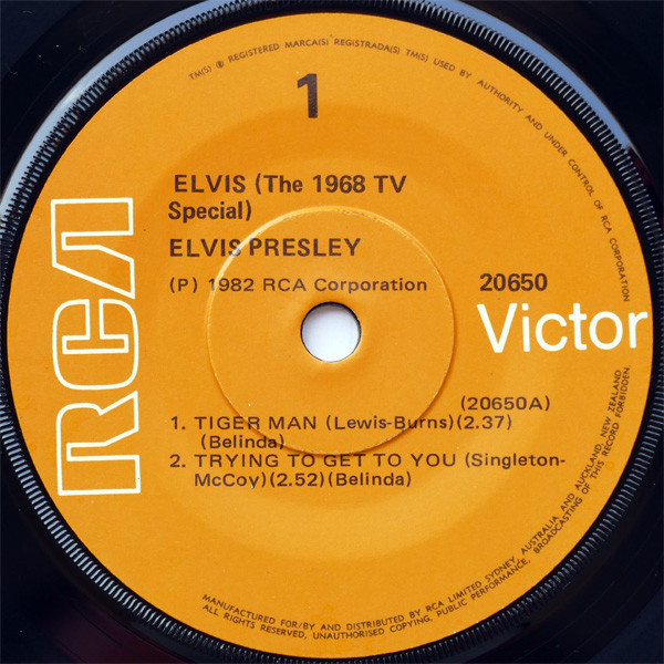 Album herunterladen Elvis Presley - Elvis The 1968 TV Special