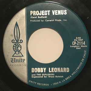Bobby Leonard (3) - Project Venus album cover
