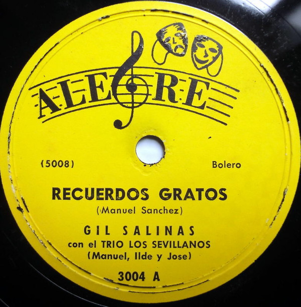 télécharger l'album Gil Salinas Con El Trio Los Sevillanos - Recuerdos Gratos El Consuelo De Un Adios