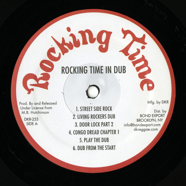 télécharger l'album Bill Hutchinson King Tubby - Rocking Time In Dub