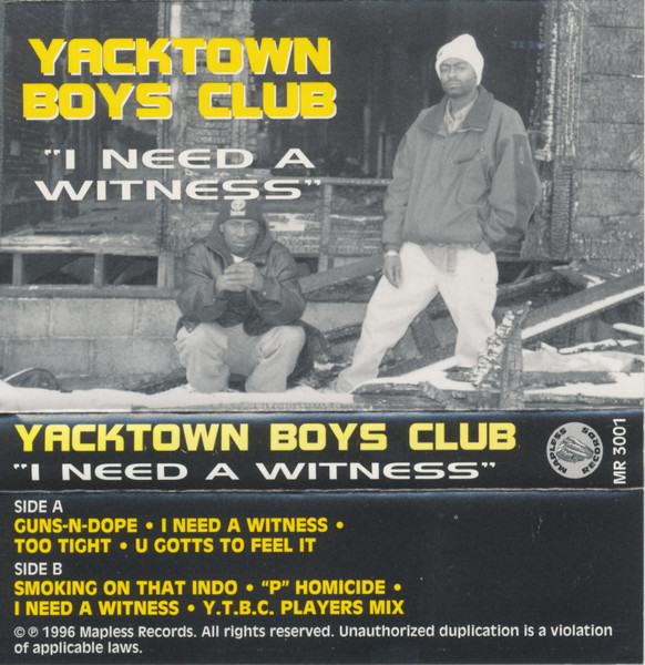 Yacktown Boys Club - I Need A Witness | Releases | Discogs