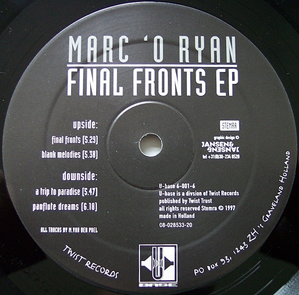 Album herunterladen Marc 'O Ryan - Final Fronts EP
