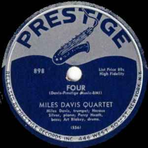 The Miles Davis Quartet - Four / That Ole Devil Moon album cover