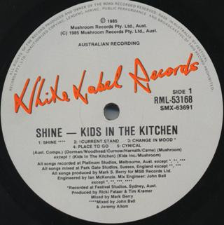 Kids In The Kitchen - Shine | White Label Records (RML 53168) - 3