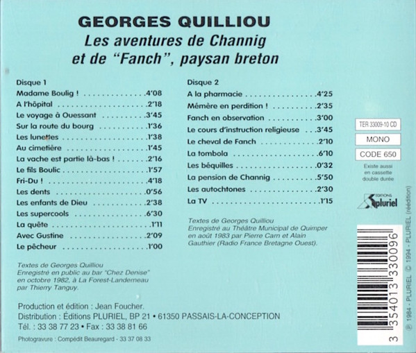 lataa albumi Georges Quilliou - Channig et Fanch Paysan Breton