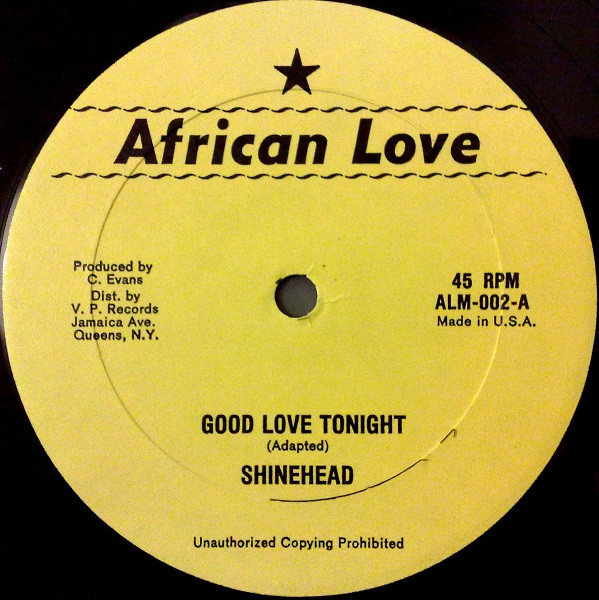 Shinehead – Good Love Tonight (Vinyl) - Discogs