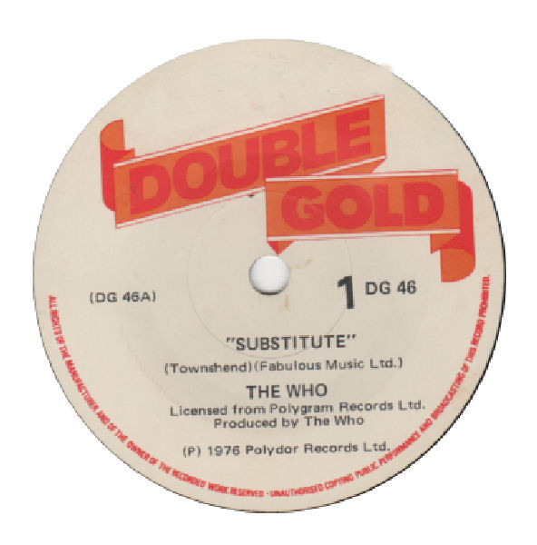 The Who – Substitute (1976, Vinyl) - Discogs