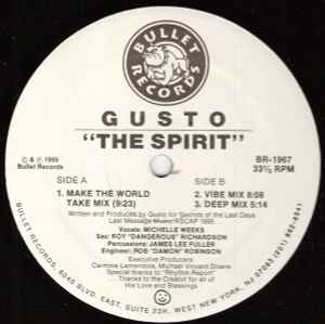 Gusto - The Spirit album cover