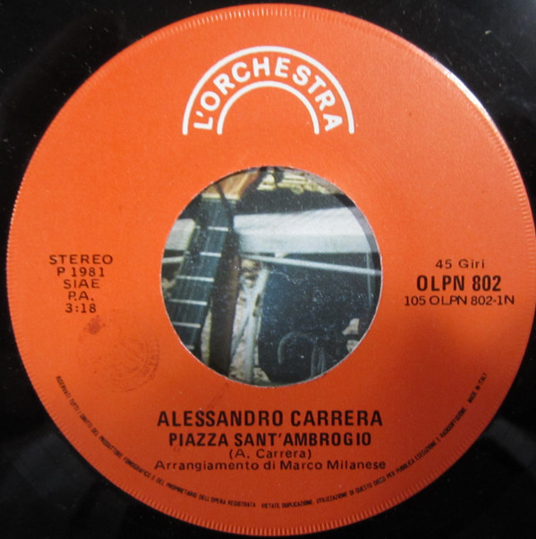 last ned album Alessandro Carrera - Piazza SantAmbrogio