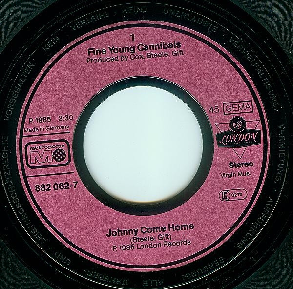 last ned album Fine Young Cannibals - Johnny Come Home