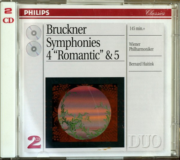ladda ner album Bruckner, Wiener Philharmoniker, Bernard Haitink - Symphonies No4 Romantic 5