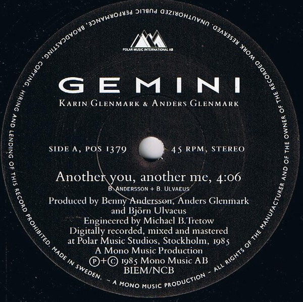 lataa albumi Gemini - Another You Another Me