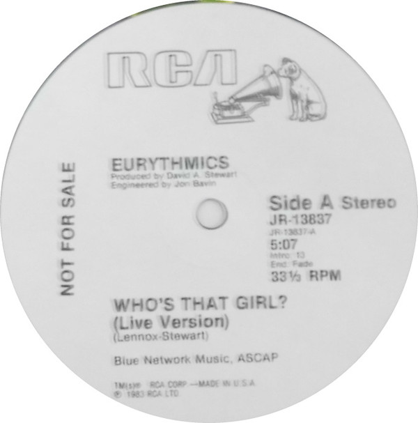 lataa albumi Eurythmics - Whos That Girl Live Version