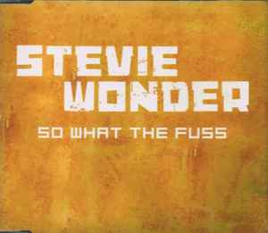 Stevie Wonder - So What The Fuss album cover