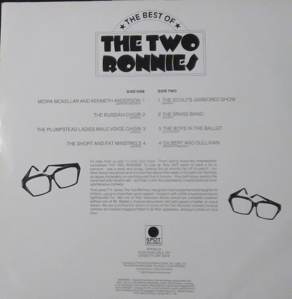 baixar álbum The Two Ronnies - The Best Of The Two Ronnies