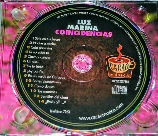 descargar álbum Luz Marina - Coincidencias