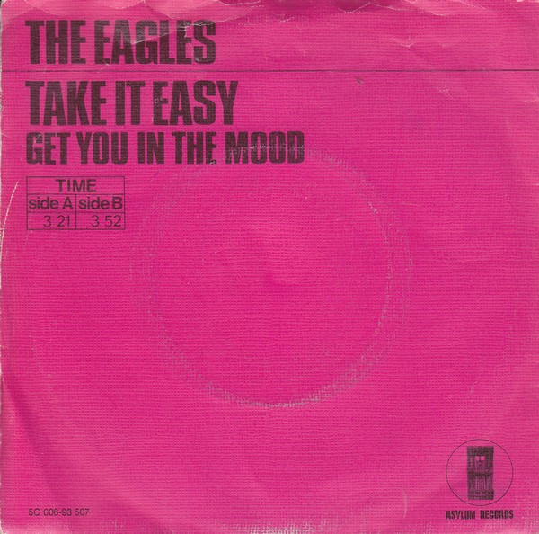 EAGLES Vinyl 45 Record "Get Over It" RE12847