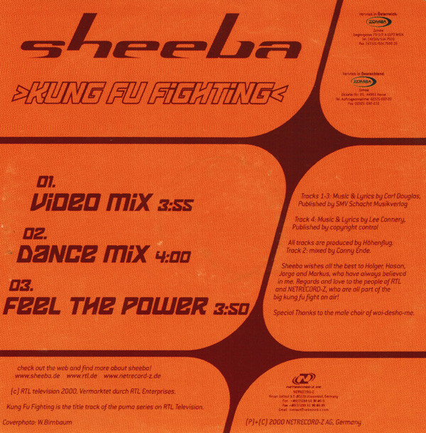 descargar álbum Sheeba - Kung Fu Fighting