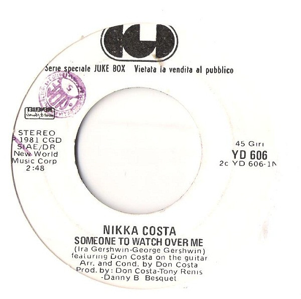 Nikka costa someone sales to watch over me