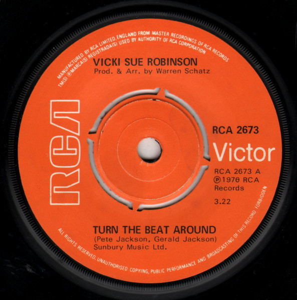 Vicki Sue Robinson – Turn The Beat (1976, Pushout Centre, Vinyl) - Discogs