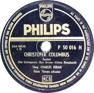 Charles Judah - Christofer Columbus / Aldrig Bli'tt Kysst album cover