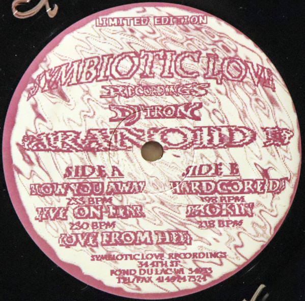 DJ Tron - Paranoid EP | Releases | Discogs