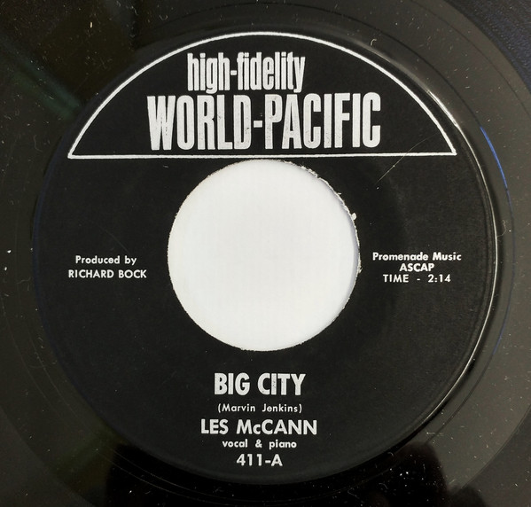 Les McCann – Big City / Route 66 (1964, Vinyl) - Discogs