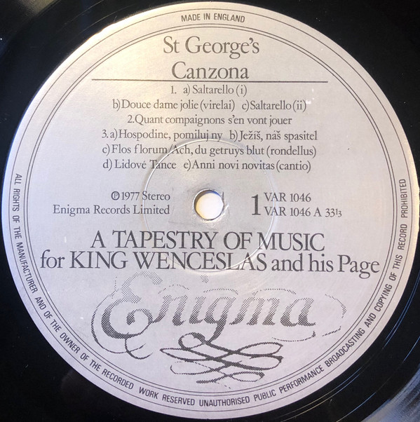 baixar álbum Download St George's Canzona - A Tapestry of Music for King Wenceslas and his Page album