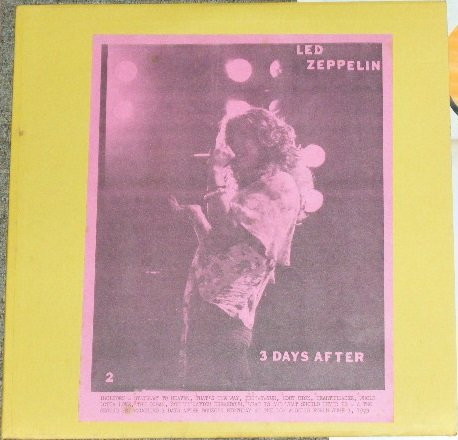 Led Zeppelin – 3 Days After (Vinyl) - Discogs