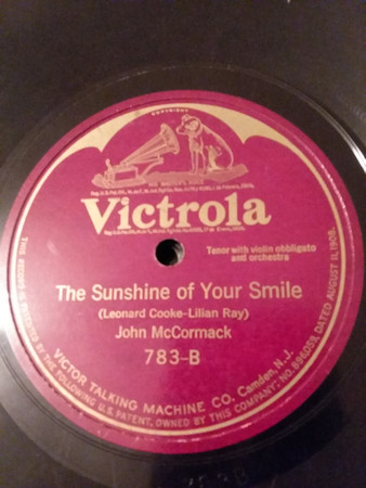 télécharger l'album John McCormack - Somewhere A Voice Is Calling The Sunshine Of Your Smile