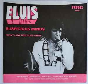 Elvis Presley - Suspicious Minds album cover