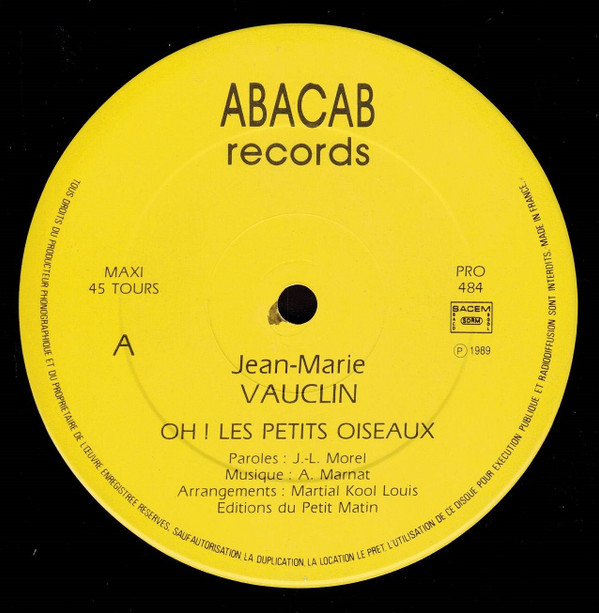 descargar álbum Jean Marie Vauclin - Oh Les Petits Oiseaux