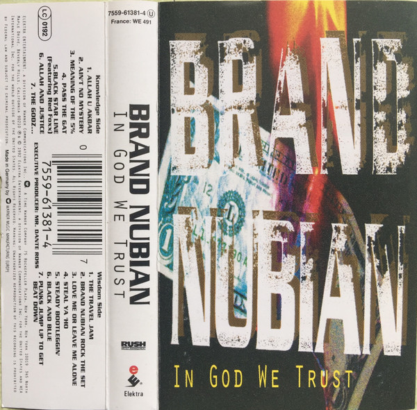 Brand Nubian – In God We Trust (1992, Vinyl) - Discogs