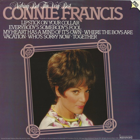 Connie Francis / Brenda Lee - Nothing But The Very Best | Releases ...