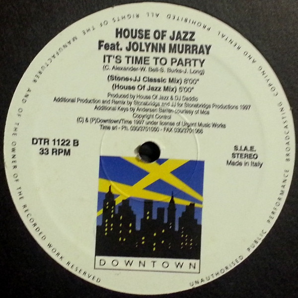 baixar álbum House Of Jazz Feat Jolynn Murray - Its Time To Party