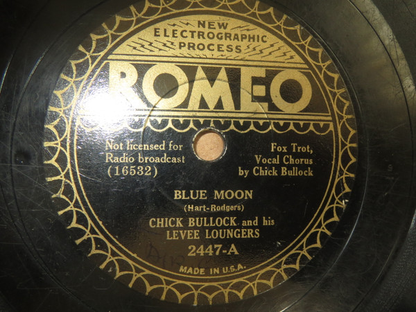 lataa albumi Chick Bullock & His Levee Loungers - Blue Moon Haunting Me