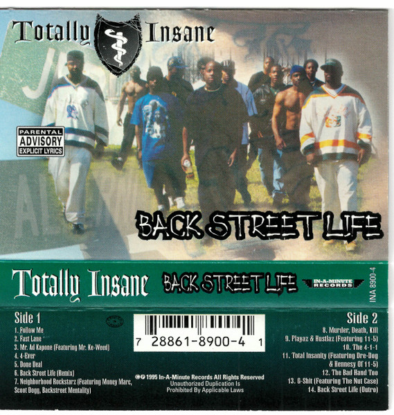 Totally Insane – Back Street Life , Cassette   Discogs