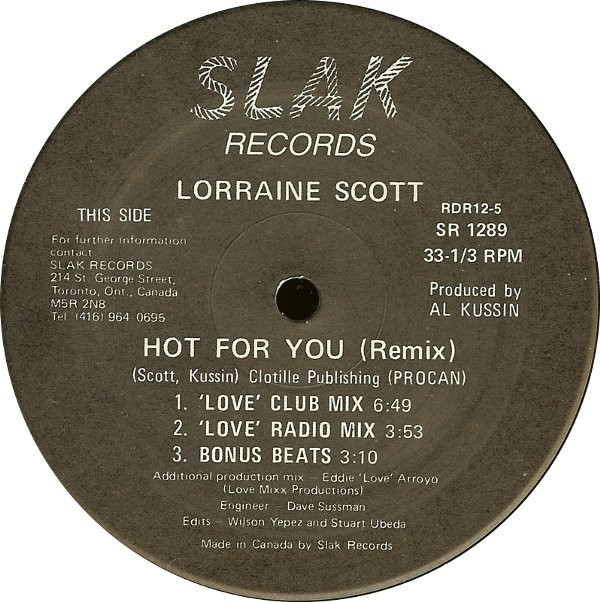 baixar álbum Lorraine Scott - Hot For You Remix