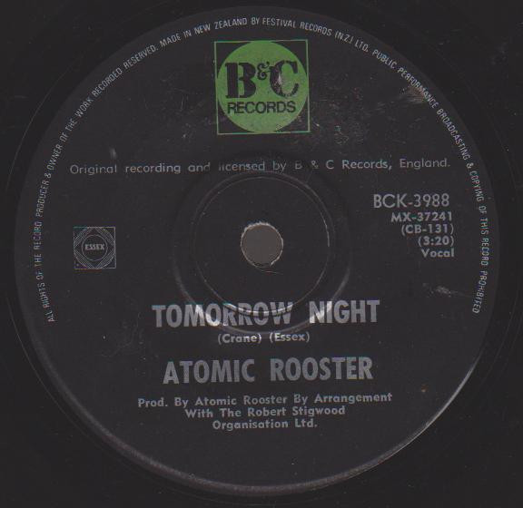 Atomic Rooster – Tomorrow Night (1970, Vinyl) - Discogs