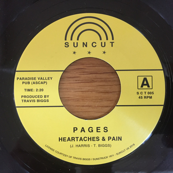 Pages – Heartaches & Pain (1979, Vinyl) - Discogs