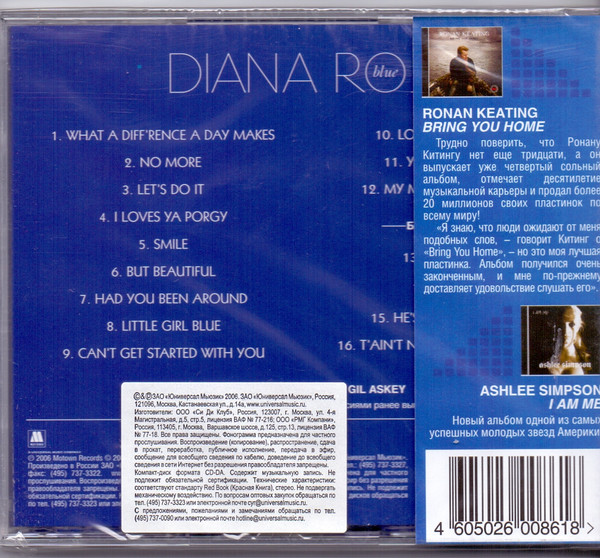 lataa albumi Diana Ross - Blue