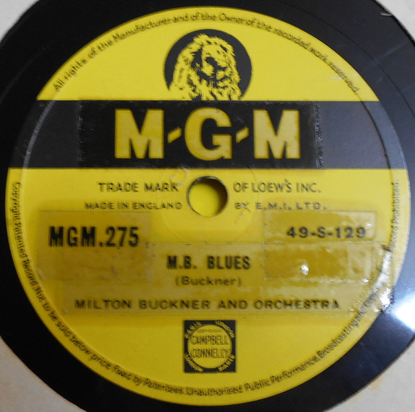 descargar álbum Milton Buckner And Orchestra - M B Blues Oo Be Doop