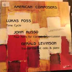 Lukas Foss - American Composers album cover