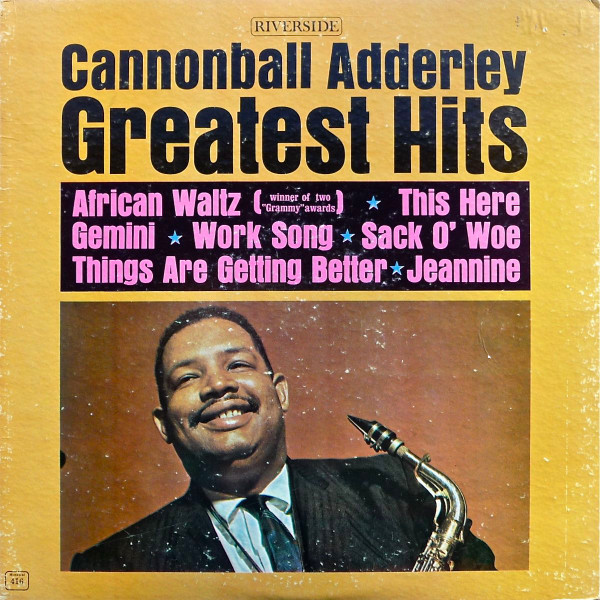 Cannonball Adderley – Greatest Hits (1962, Vinyl) - Discogs