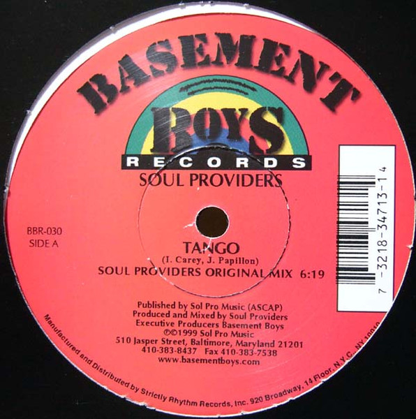 Soul Providers – Tango (1999, Vinyl) - Discogs