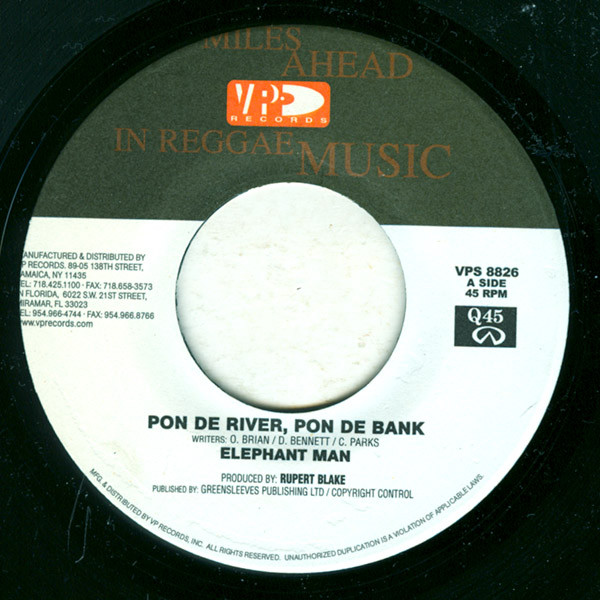 Elephant Man – Pon De River, Pon De Bank (2002, Vinyl) - Discogs