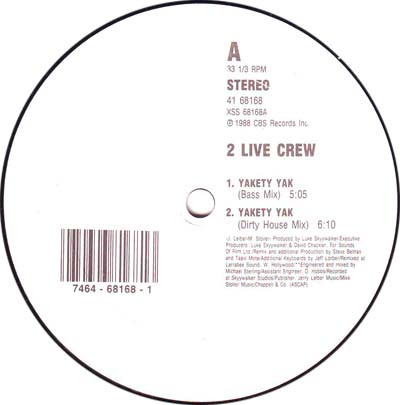 ladda ner album 2 Live Crew - Yakety Yak