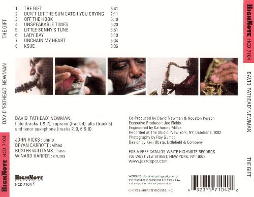 lataa albumi David Fathead Newman - The Gift